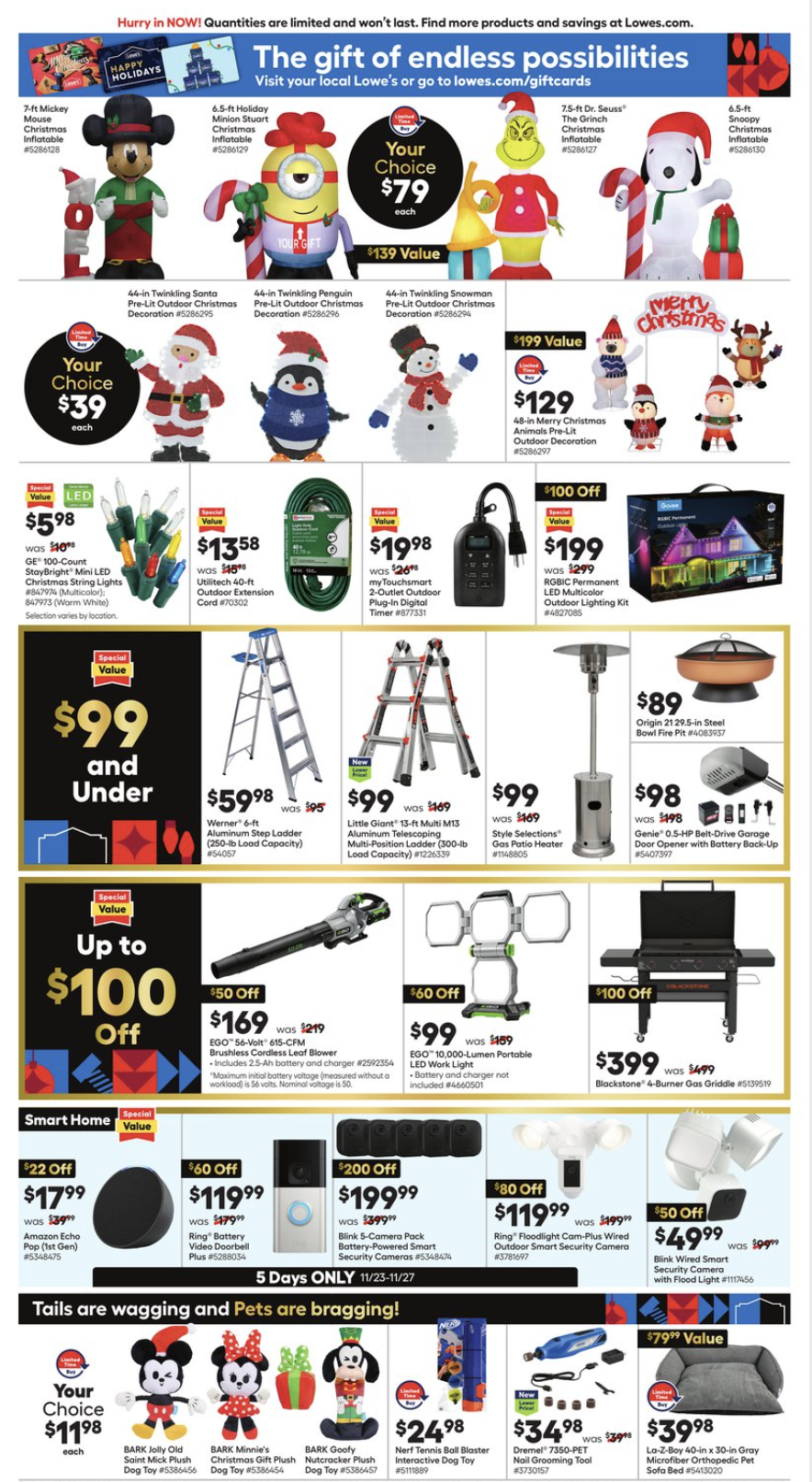 Lowes Black Friday Ad ⚡️ Deals 2024