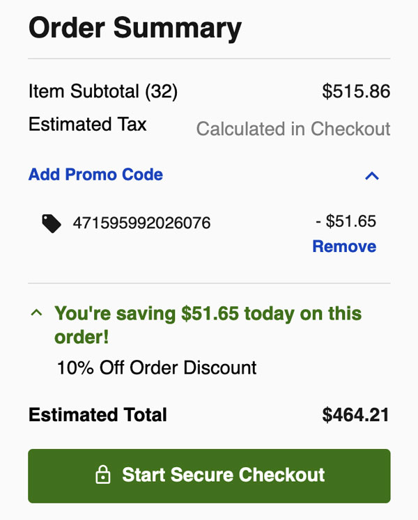 use coupon code 10 off